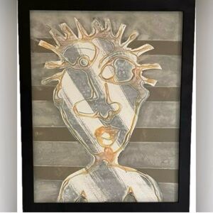 Original Modern Fine Art DAN SAYLES Painting San Diego California Artist Signed